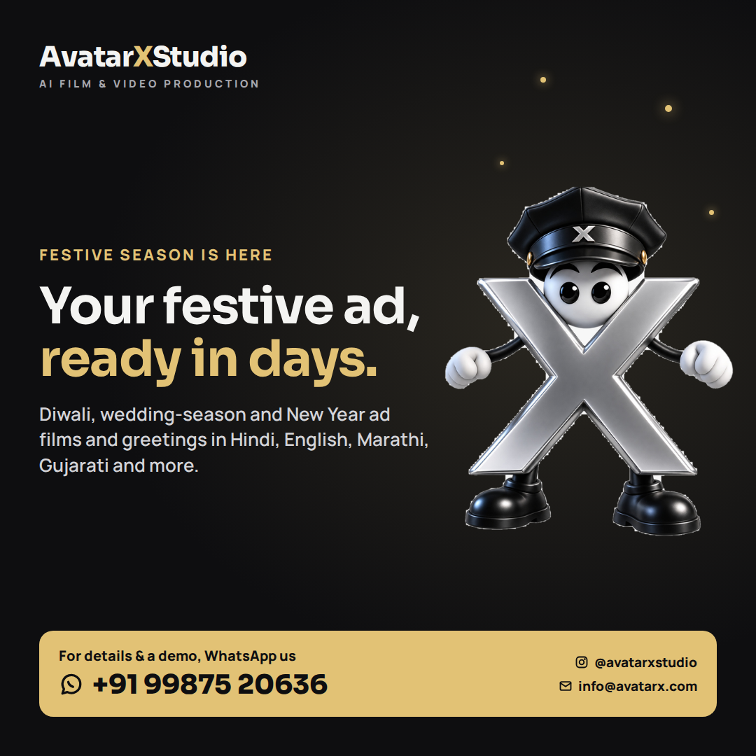 AvatarXStudio festive advertising campaign